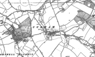 Old Map of Cuxham, 1897