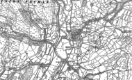 Old Map of Cwm-Llinau, 1898 - 1911