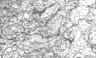 Old Map of Cwm Teigl, 1887 - 1900