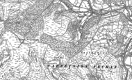 Old Map of Cwmllecoediog, 1900