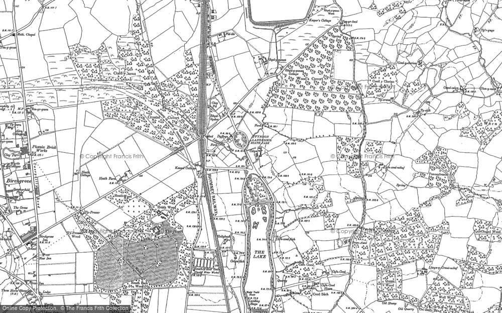 Old Map of Cyncoed, 1915 - 1916 in 1915