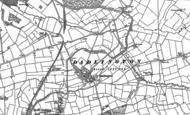 Old Map of Dadlington, 1885 - 1887