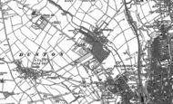 Old Map of Dallington, 1883 - 1884