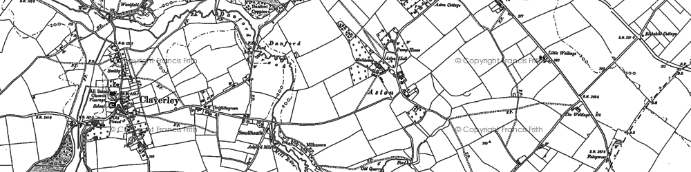 Old map of Danford in 1901
