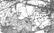 Old Map of Dartford, 1895