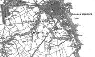 Old Map of Dawdon, 1914