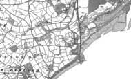 Old Map of Dawlish Warren, 1904