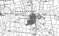 Old Map of Deddington, 1898