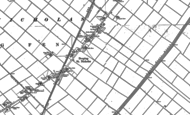 Old Map of Deeping St Nicholas, 1887