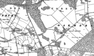 Old Map of Delamere, 1897