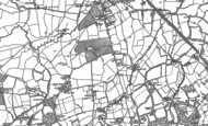 Old Map of Den Cross, 1907
