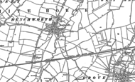 Old Map of Denchworth, 1898