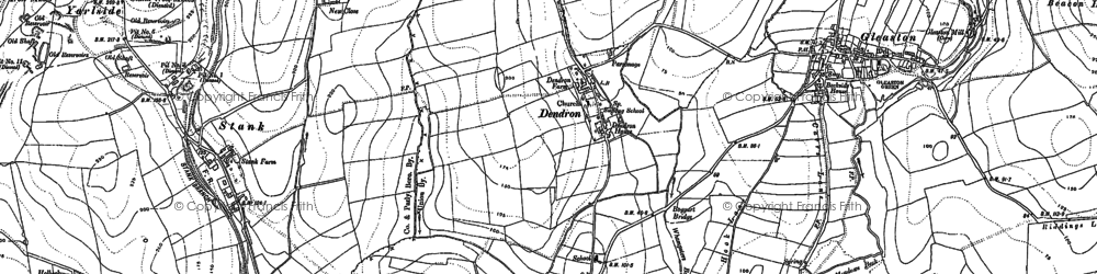 Old map of Dendron in 1910