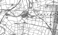 Old Map of Denford, 1884 - 1885