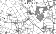 Old Map of Denham, 1883