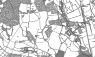 Old Map of Denham Green, 1897