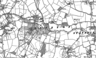 Old Map of Denston, 1884