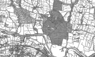Old Map of Denton, 1907
