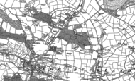 Old Map of Derriford, 1884 - 1912