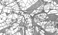 Old Map of Derry Hill, 1899