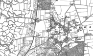 Old Map of Dersingham, 1884 - 1904