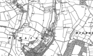 Old Map of Dewlish, 1887
