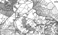 Old Map of Dibden, 1895 - 1896