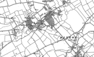 Old Map of Dinton, 1898 - 1919