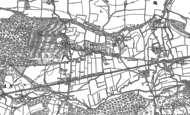 Old Map of Dinton, 1899 - 1900