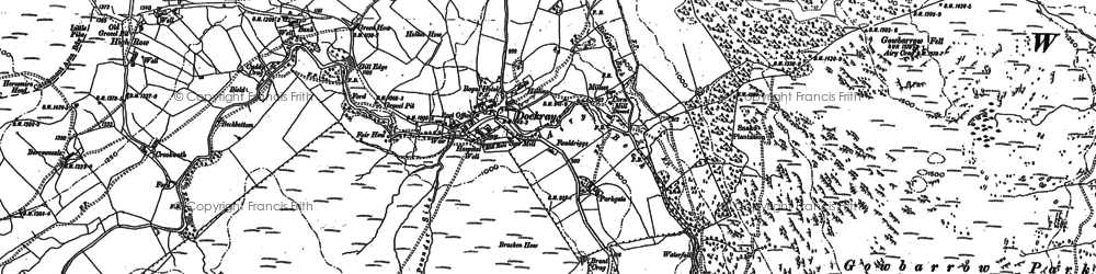 Old map of Aira Beck in 1898