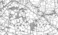 Old Map of Doddinghurst, 1895