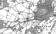 Old Map of Doddington, 1896