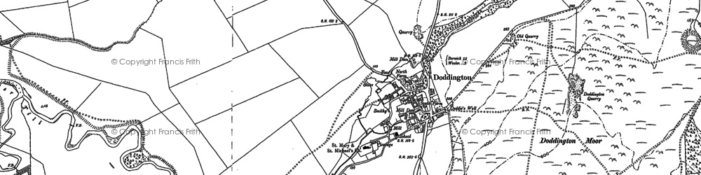 Old map of Bluntie Well in 1897