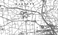 Old Map of Dodford, 1883