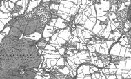 Old Map of Dogmersfield, 1909