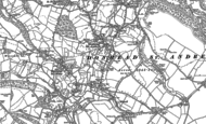 Old Map of Donhead St Andrew, 1900