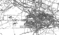 Old Map of Dorchester, 1886 - 1887