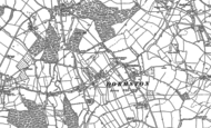 Old Map of Dormston, 1884 - 1903