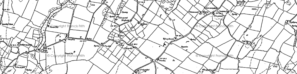 Old map of Dothan in 1899