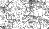 Old Map of Dowlish Ford, 1886 - 1901