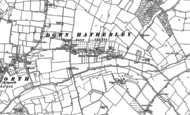 Old Map of Down Hatherley, 1883