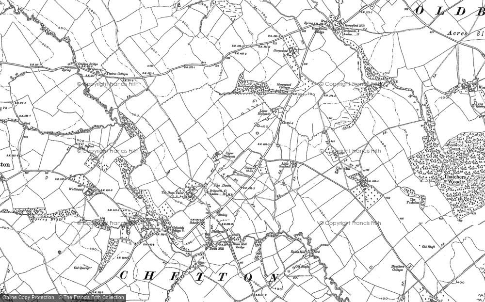 Old Map of Down, The, 1882 - 1883 in 1882