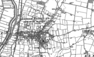 Old Map of Downham Market, 1884 - 1886