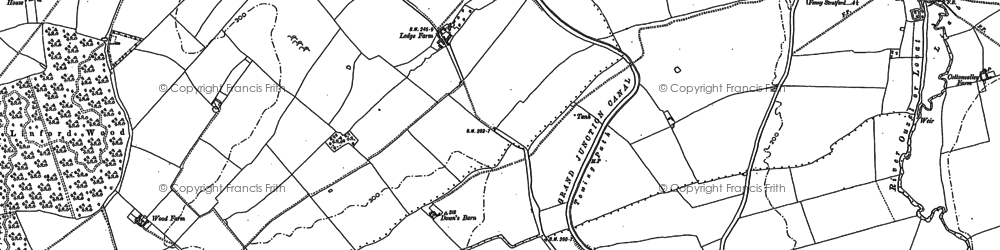 Old map of Downhead Park in 1924