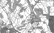 Old Map of Downley, 1897