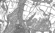 Old Map of Downley, 1910