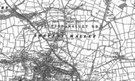 Old Map of Downside, 1884 - 1885