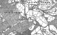 Old Map of Draethen, 1899 - 1915