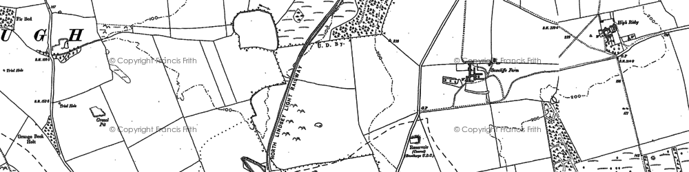 Old map of Dragonby in 1885