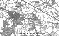 Old Map of Drakes Broughton, 1884